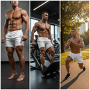 Kit 3 Bermudas Masculinas Mauricinho – Tactel com Elastano | Leve, Confortável e Estilosa