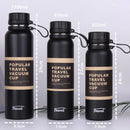 Garrafa Térmica em Aço Inoxidável 650ml / 850ml / 1100ml – Travel à Vácuo, Esportiva e Antivazamento