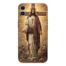 Capa iPhone 11 Jesus – TPU Antichoque Preta