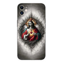 Capa iPhone 11 Jesus – TPU Antichoque Preta